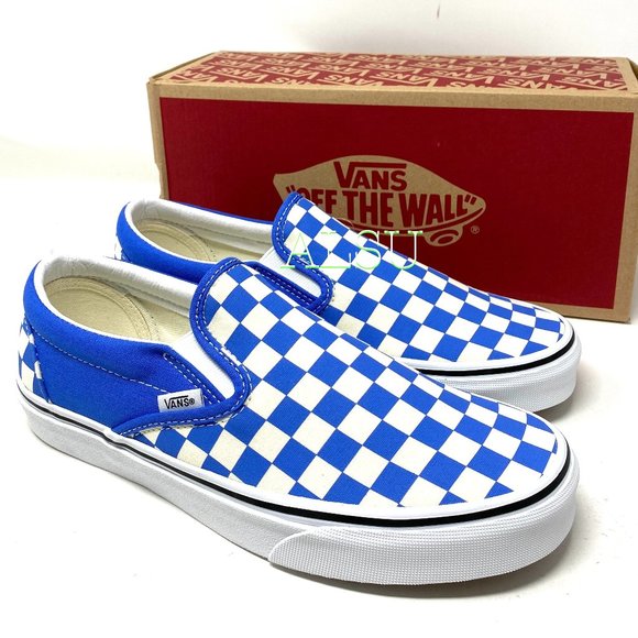 Vans Shoes - VANS Classic Slip-On Low Canvas Nebulas Blue Women Size VN0A4BV31GB